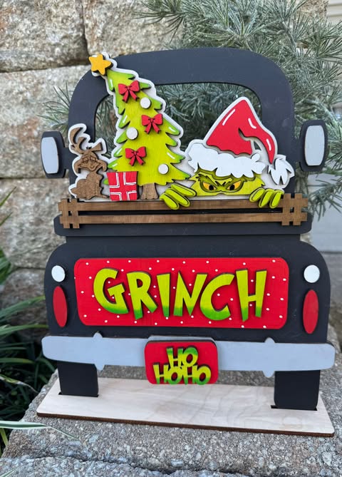 3D Interchangeable Seasonal Truck with stand INSERTS ONLY