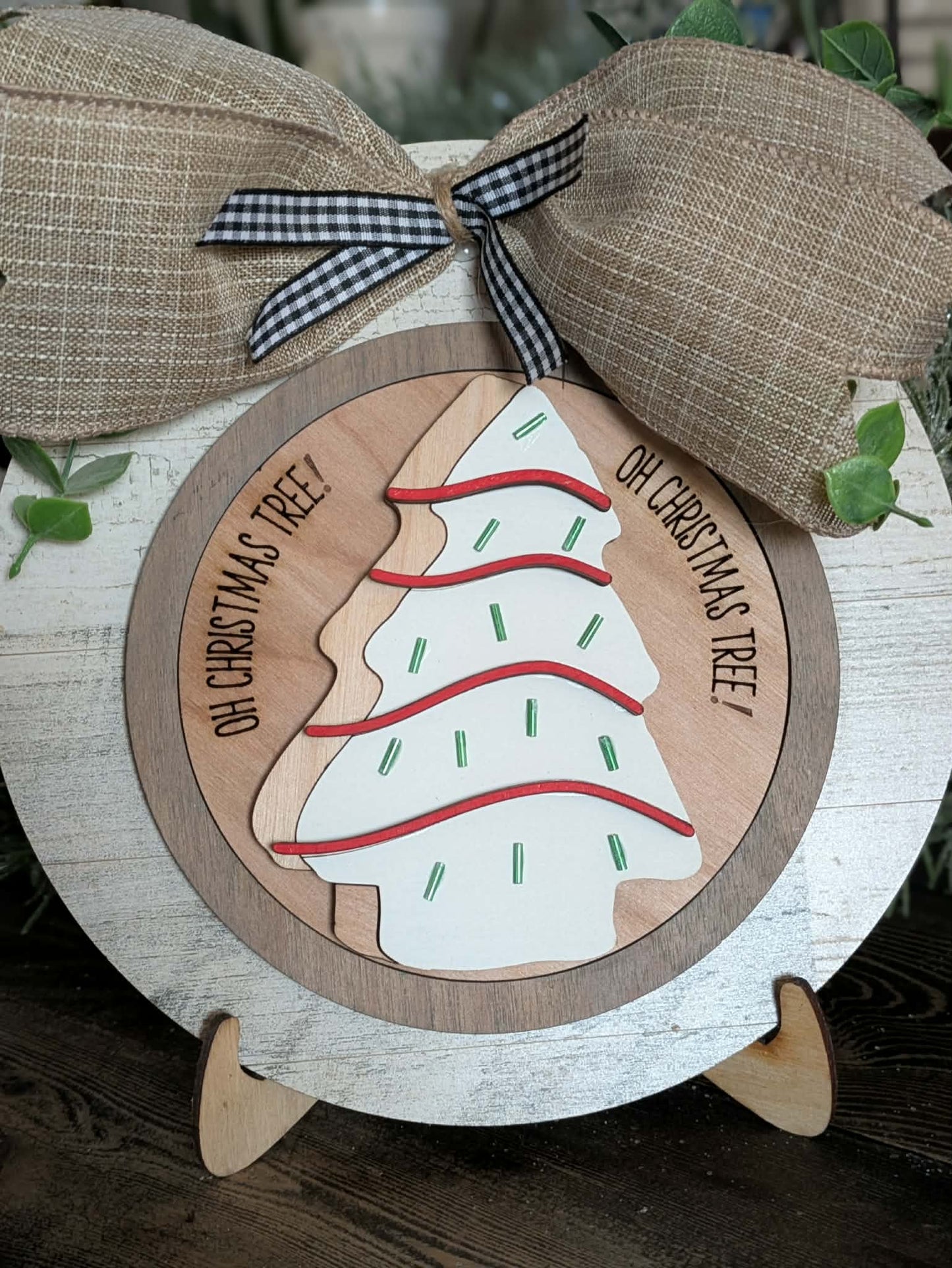 3D Interchangeable Round INSERTS - Winter and Christmas