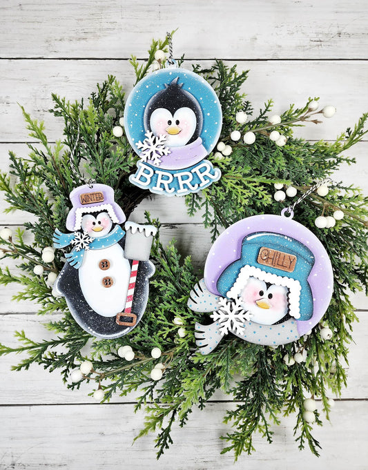 Ornament - Winter Penguins