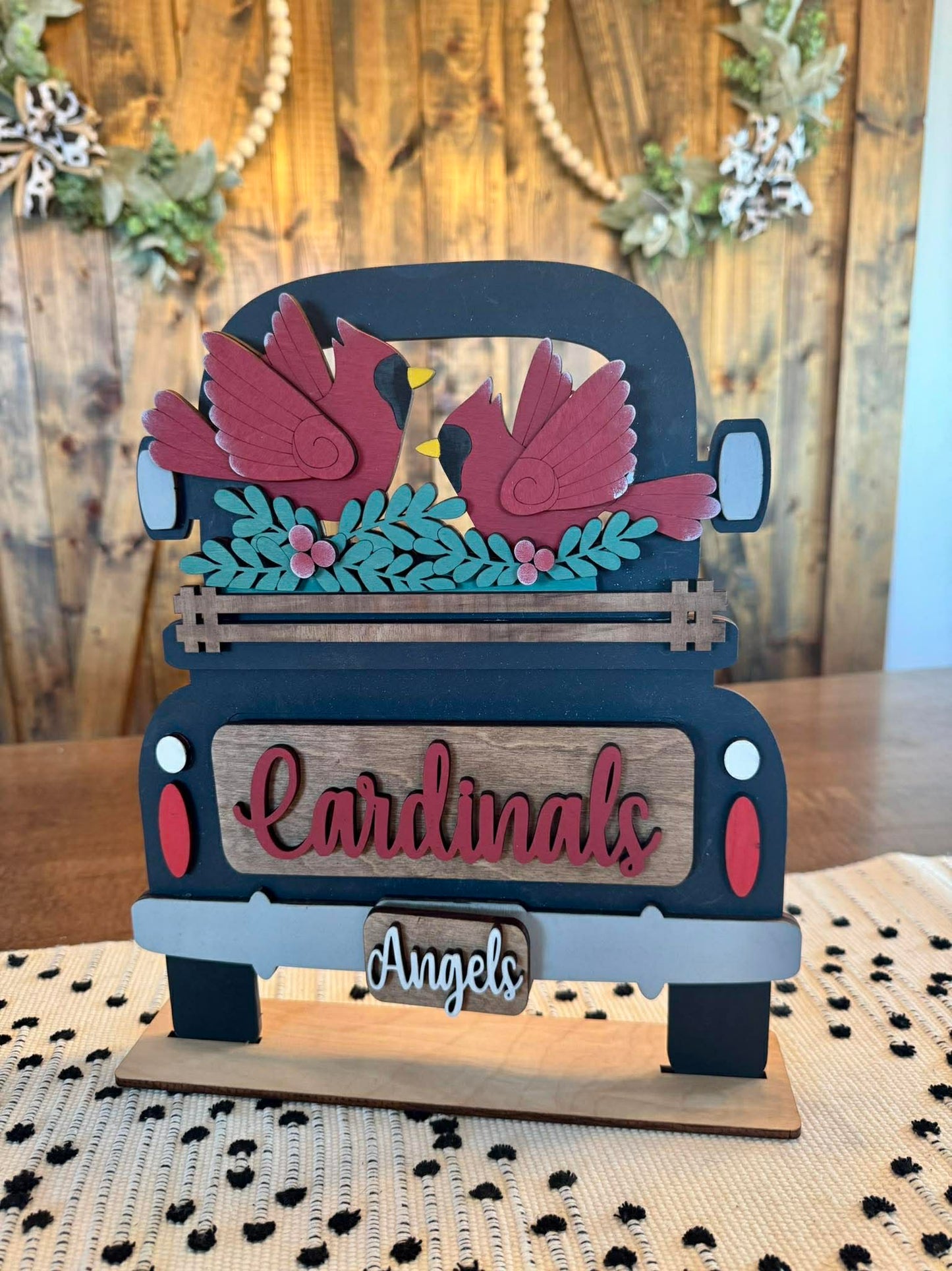 3D Interchangeable Seasonal Truck with stand INSERTS ONLY