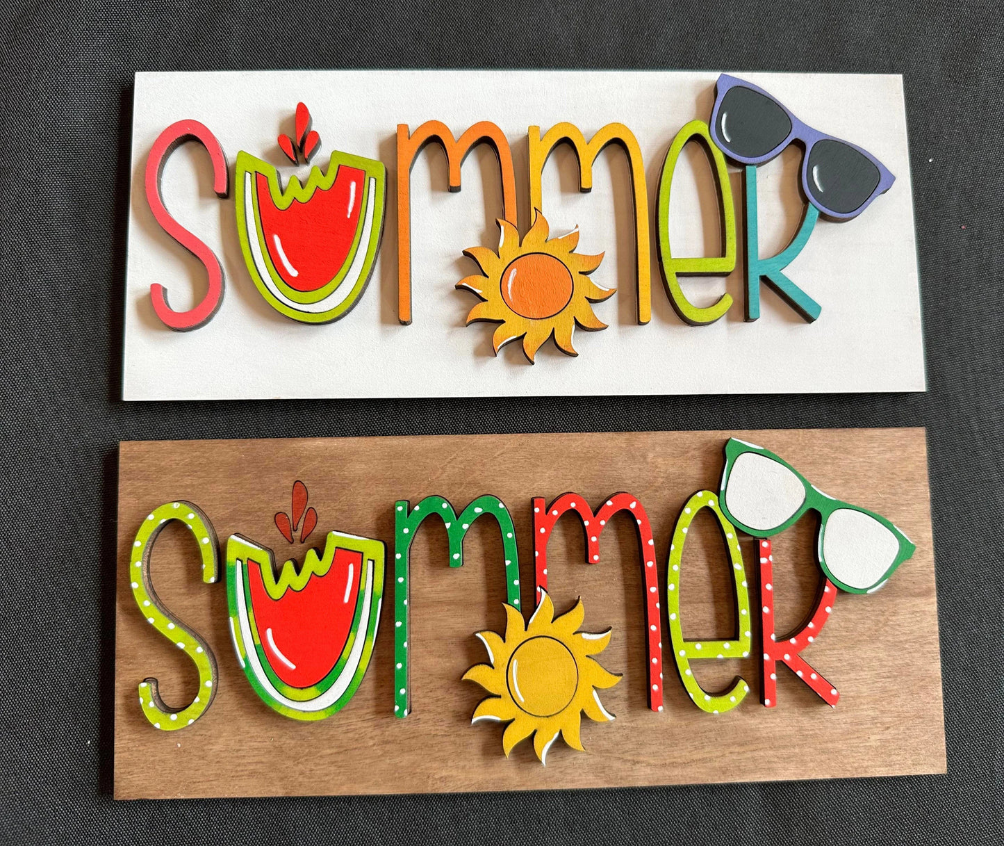 3D Interchangeable Rectangle INSERTS ONLY- Summer