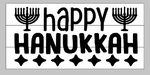 Happy Hanukkah with stars