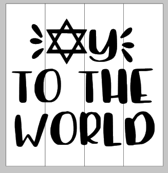 Hanukkah-joy to the world