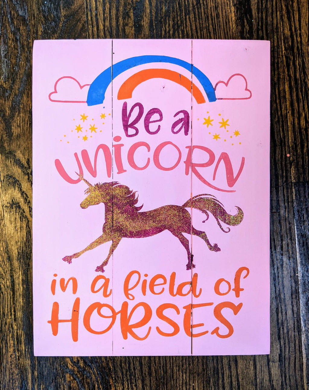 Be a unicorn in a field of horses