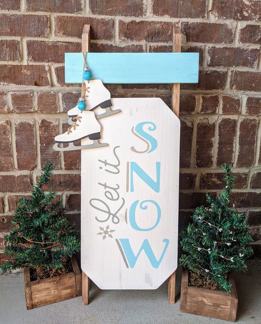 Winter Sled - Let it Snow