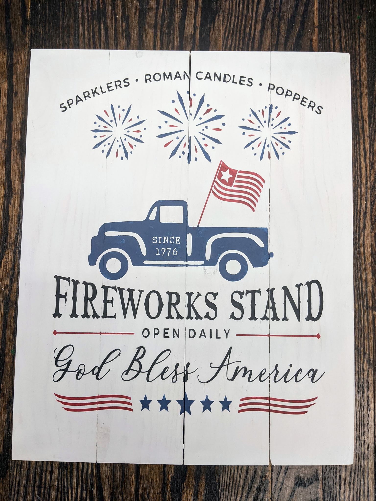 Fireworks Stand with truck