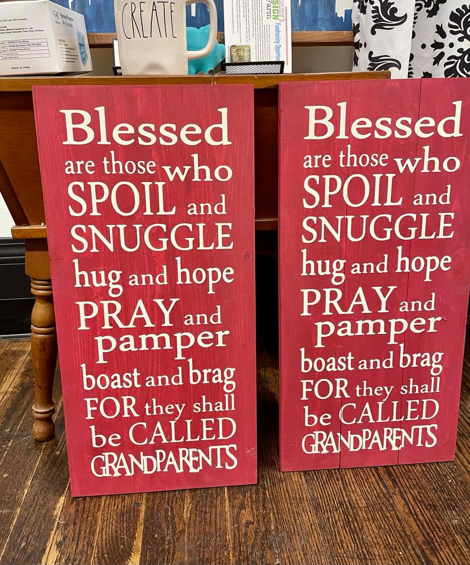 Blessed are those you spoil and snuggle - Grandparents