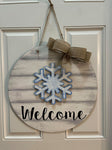 3D interchangeable door hanger - Welcome
