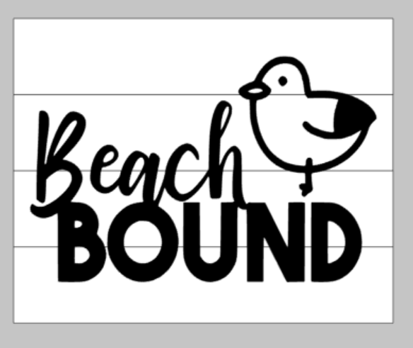 Beach Bound with bird