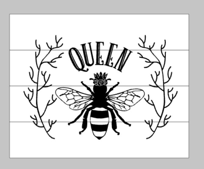 Queen Bee with Branches