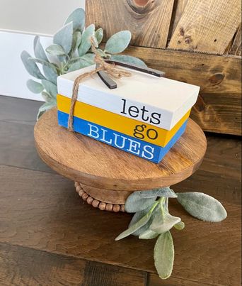 Tiered Tray Mini Book Stack - St Louis Blues