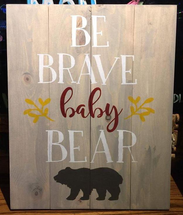 Be brave baby bear