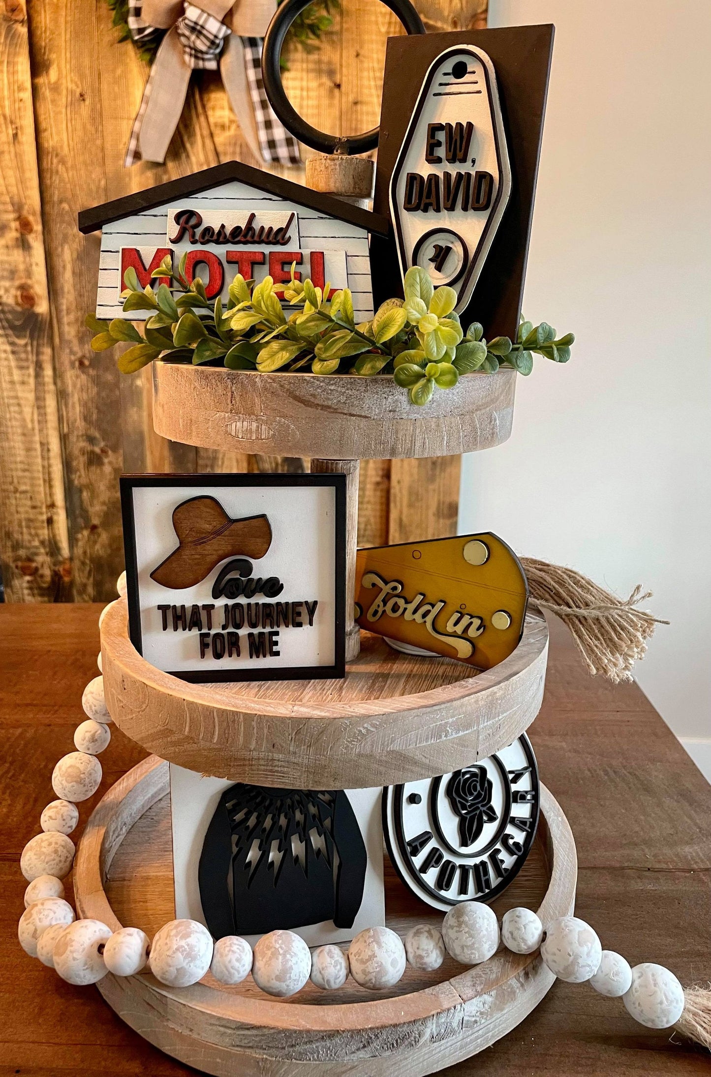 3D Tiered Tray Decor - Shitts Creek