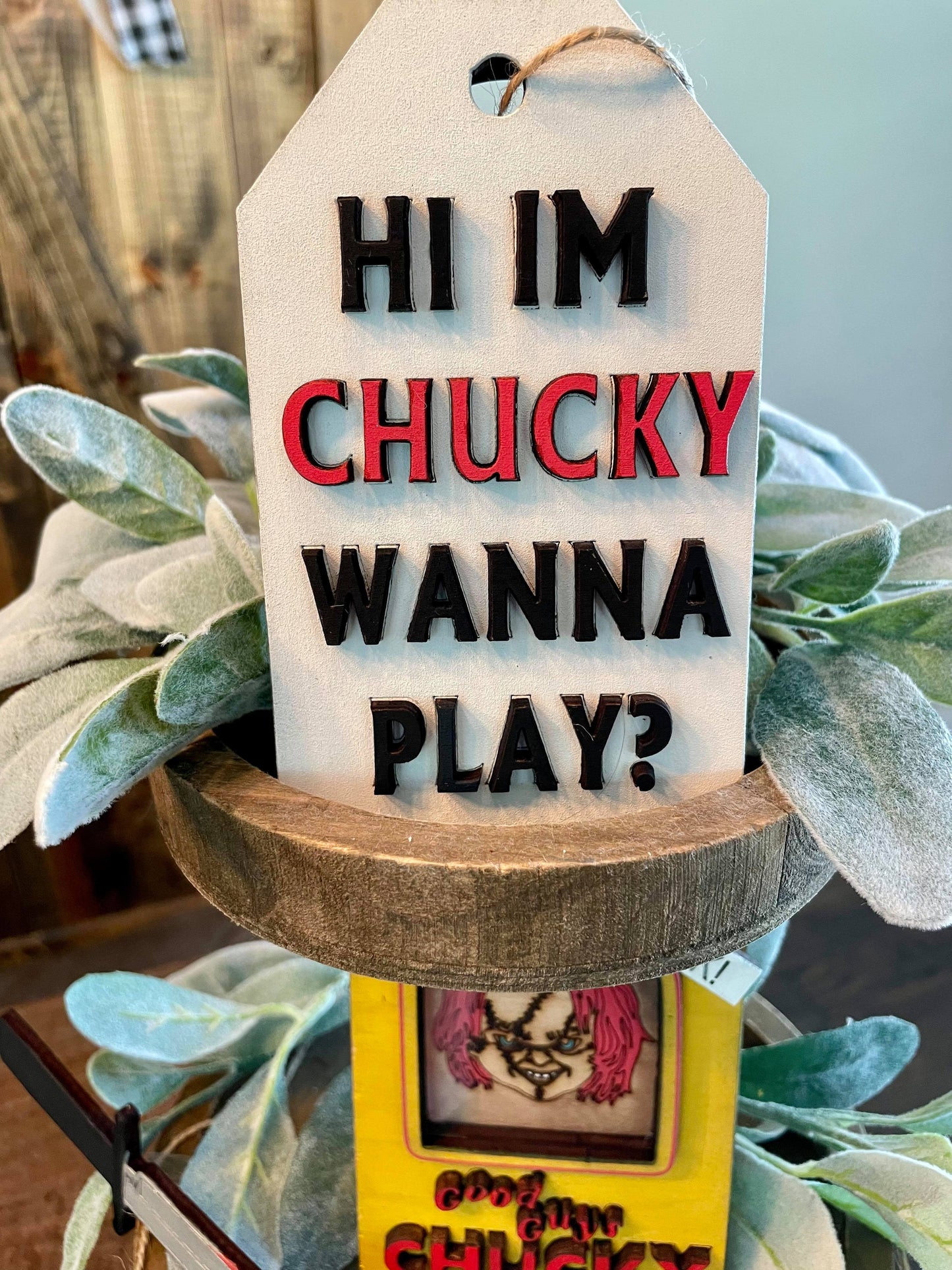 3D Tiered Tray Decor - Chucky