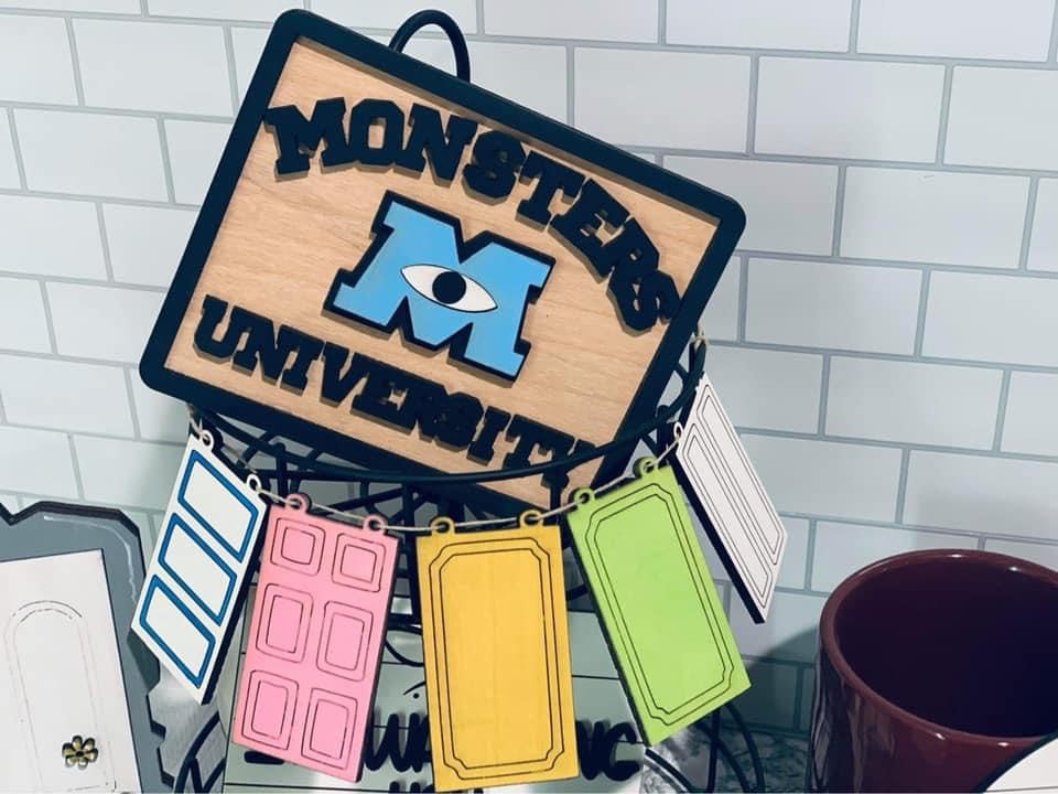3D Tiered Tray Decor - Monsters Inc