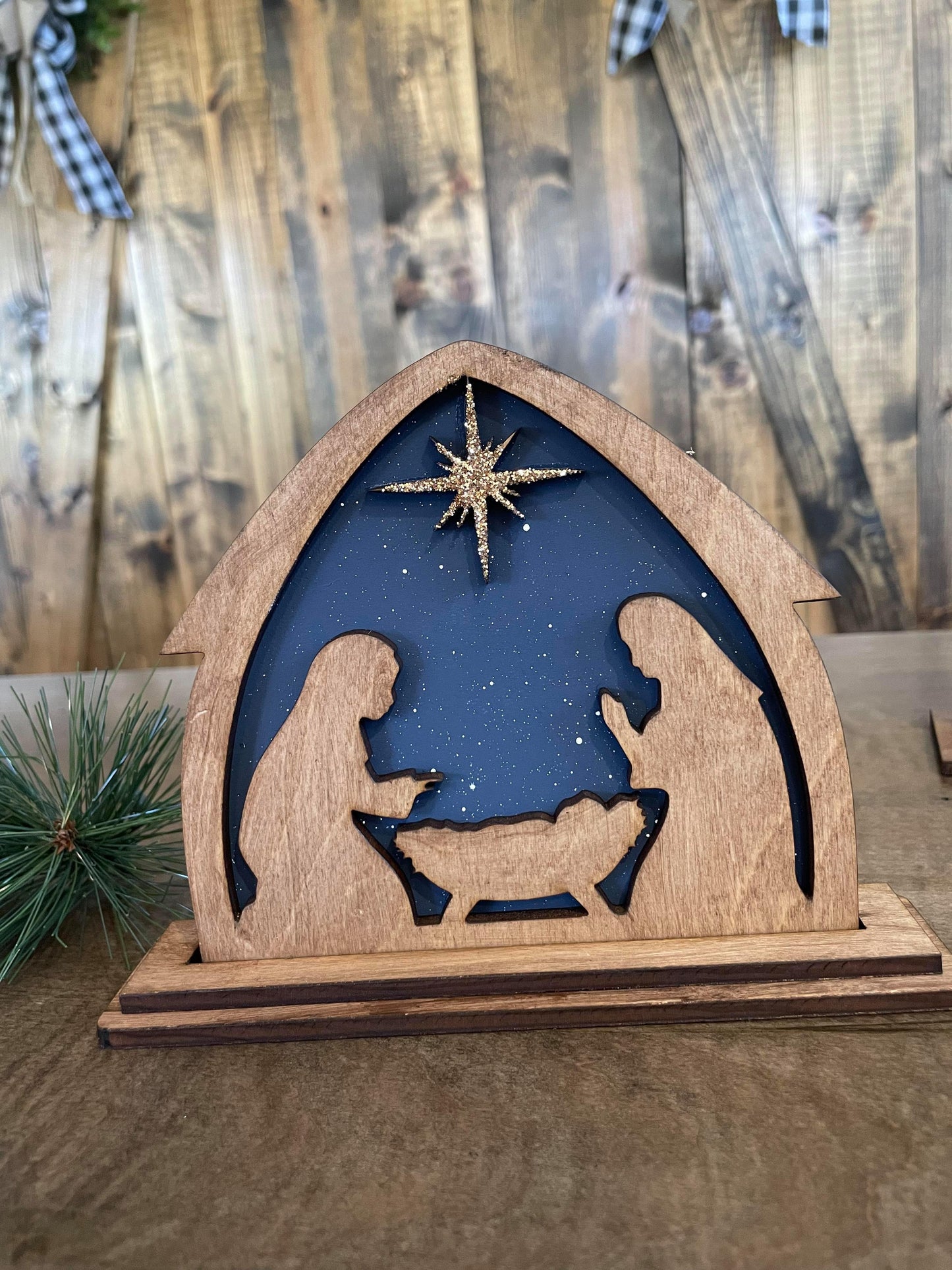 3D Decorative Standing Nativity scene