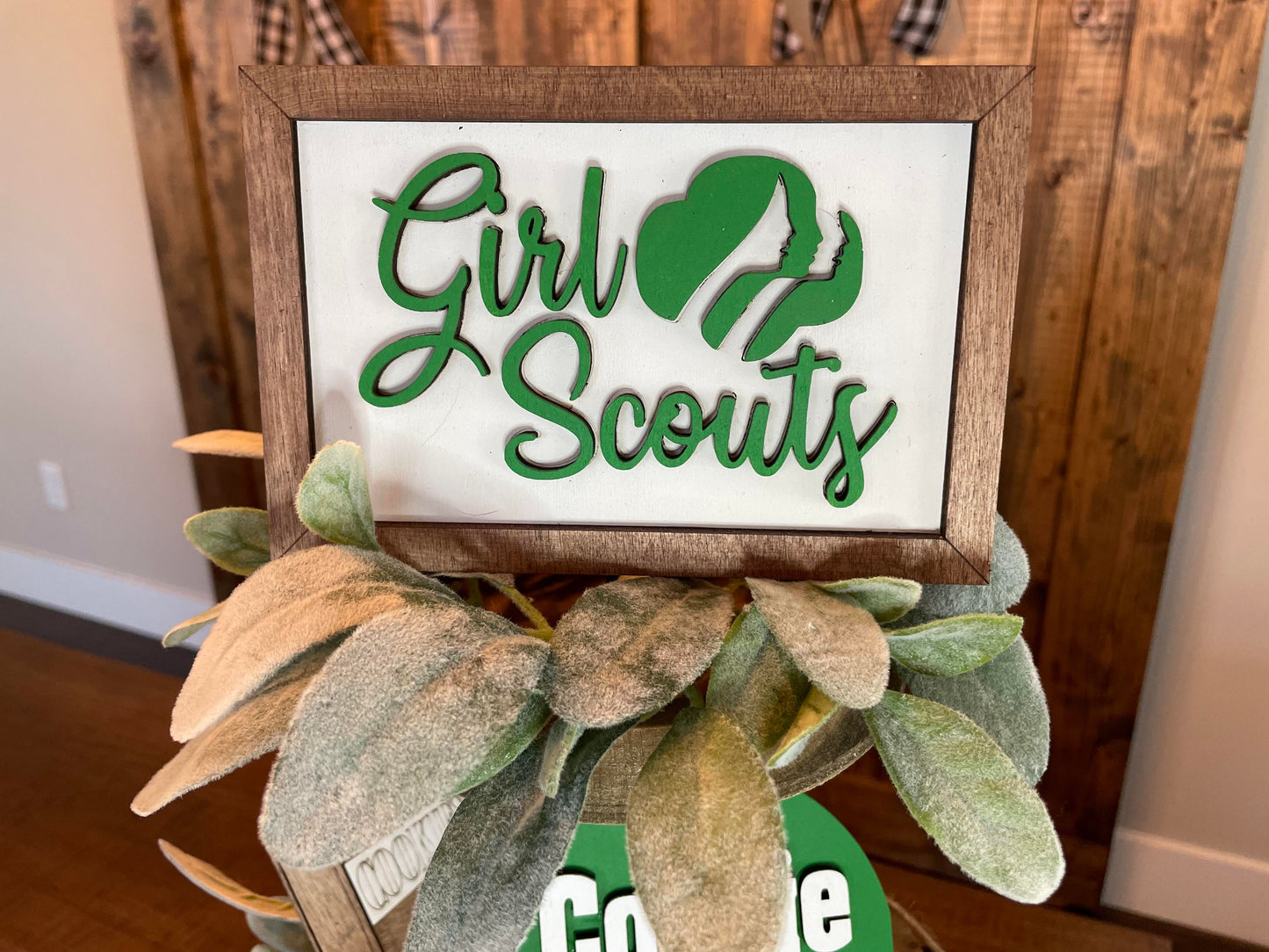 3D Tiered Tray Decor - Girl Scouts