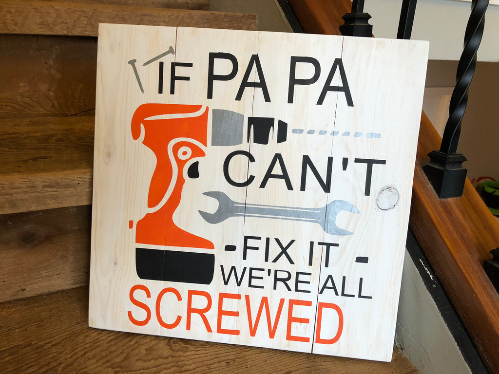 If papa cant fix it were all screwed