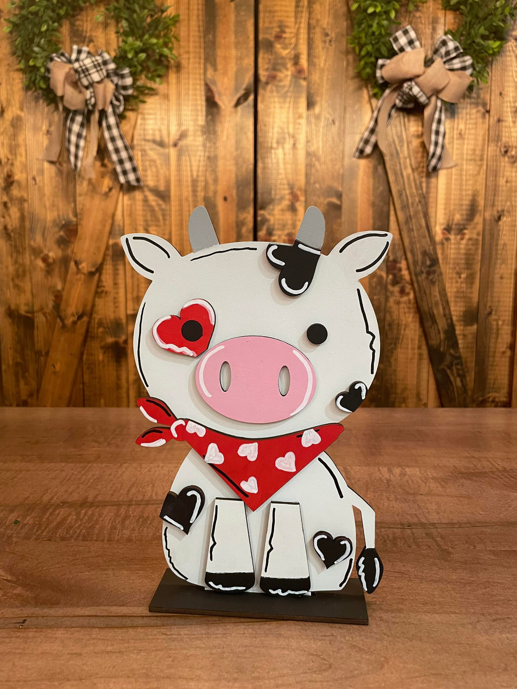 3D Valentine Cow
