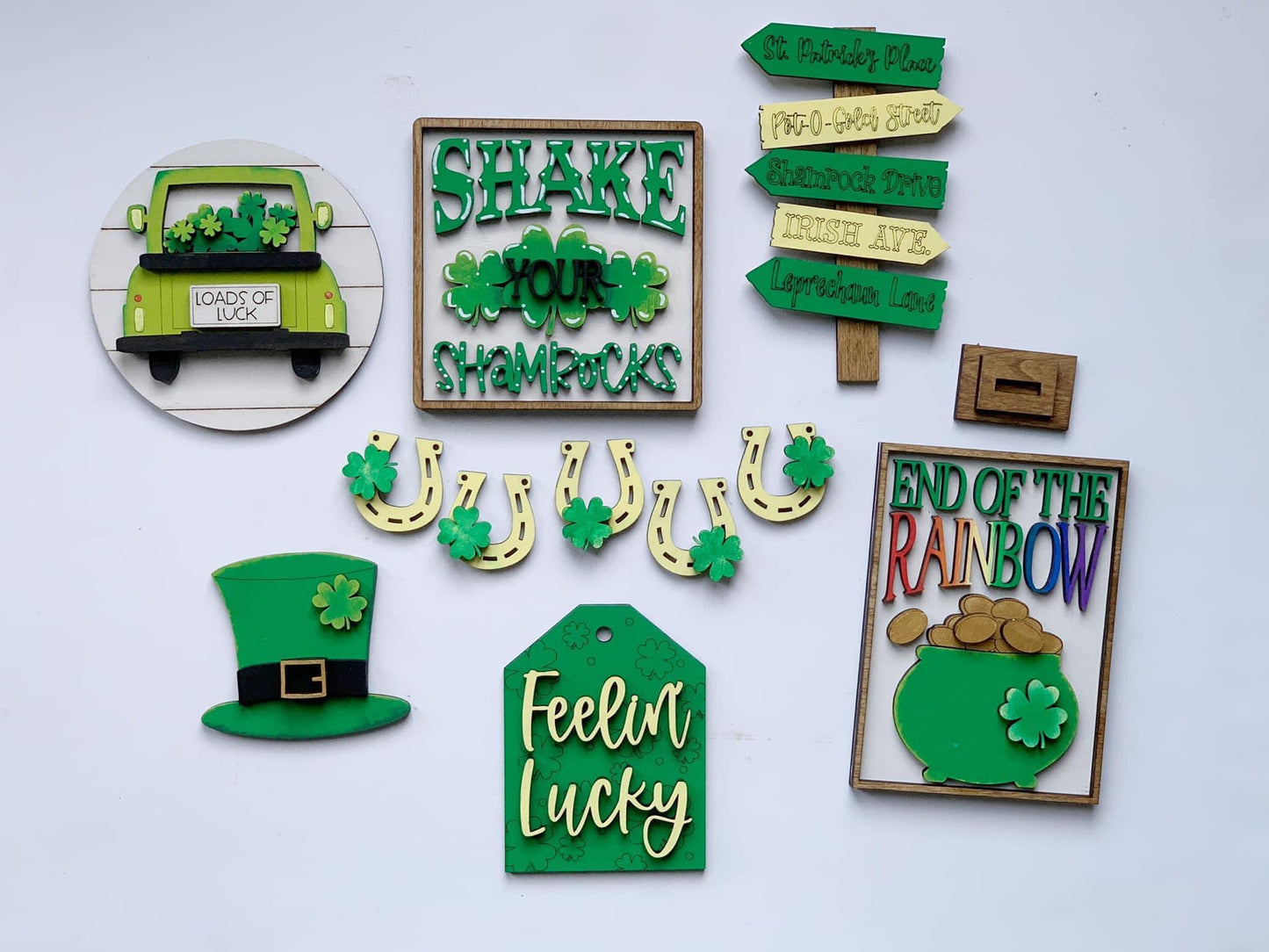 3D Tiered Tray Decor - St Patricks Day - End of the Rainbow