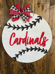 3D Door hanger Baseball - Cardinals
