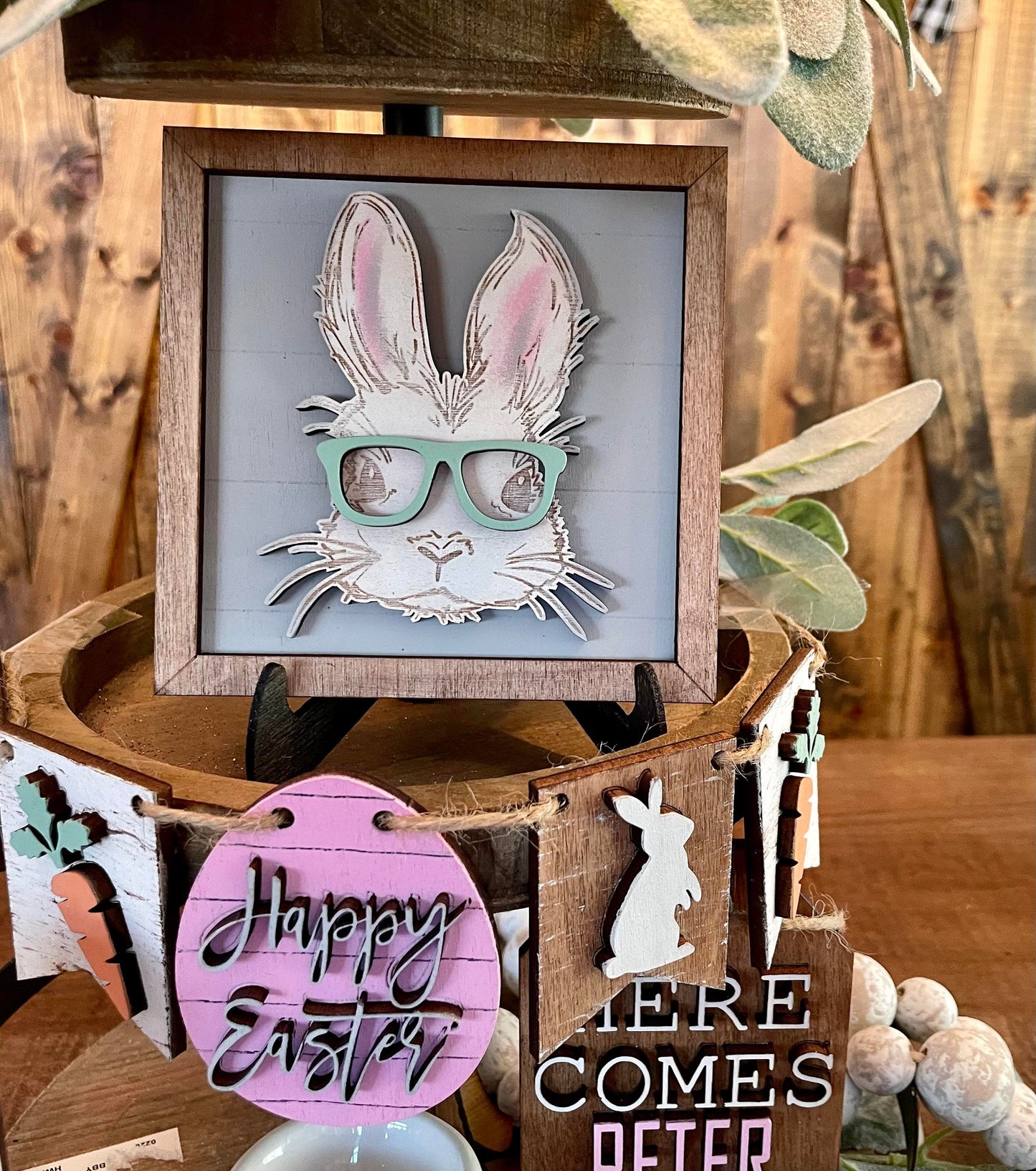 3D Tiered Tray Decor - Peter Cottontail