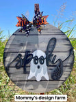 3D Door hanger - Spooky with ghost