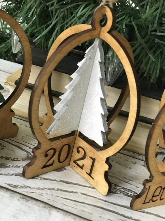 Ornament- Tree with Year