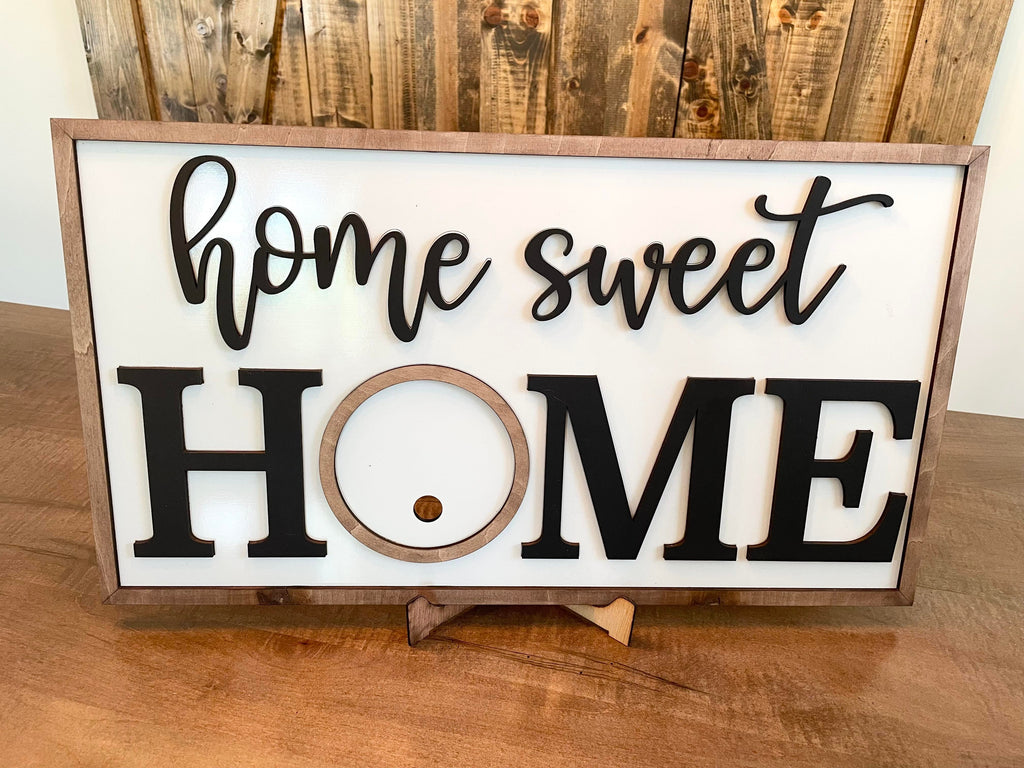 3D Home sweet home interchangeable BASE