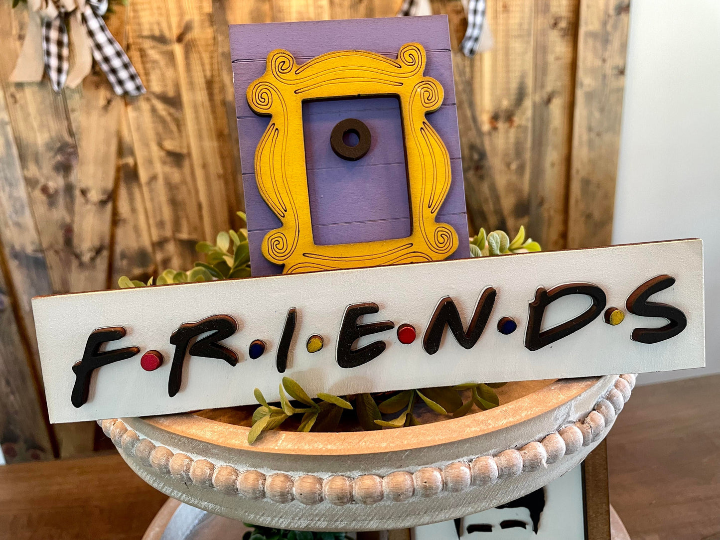3D Tiered Tray Decor - Friends