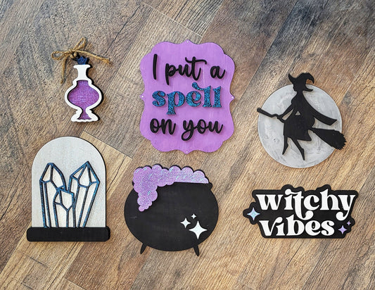 3D Tiered Tray Decor - I put a spell on you - witchy vibes