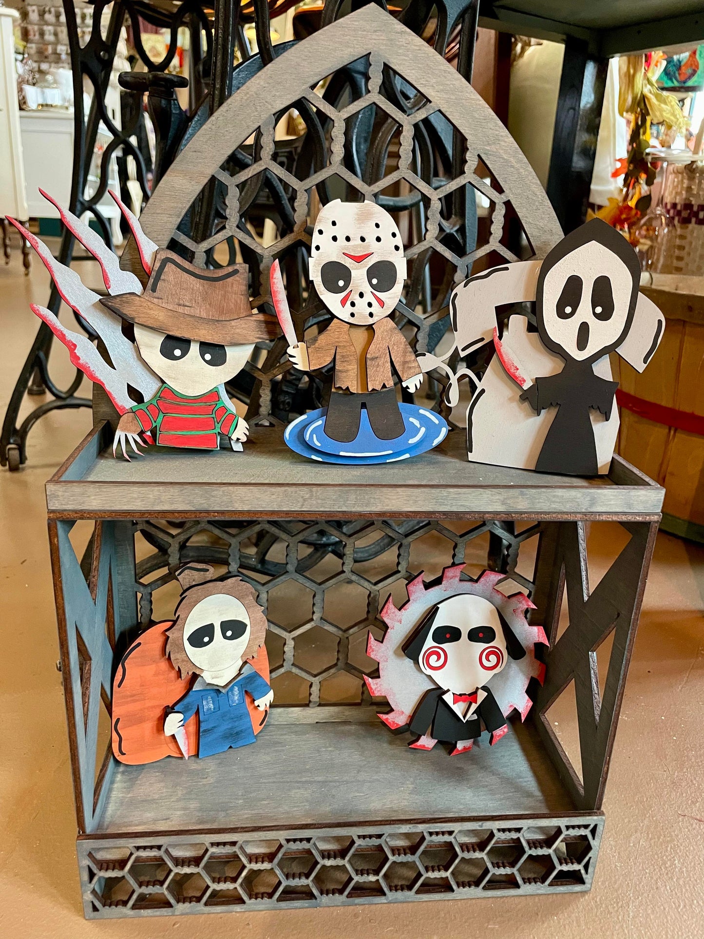 3D Tiered Tray Decor - Horror Characters Set 1