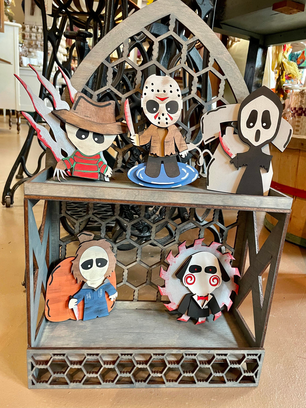 3D Tiered Tray Decor - Horror Characters Set 1