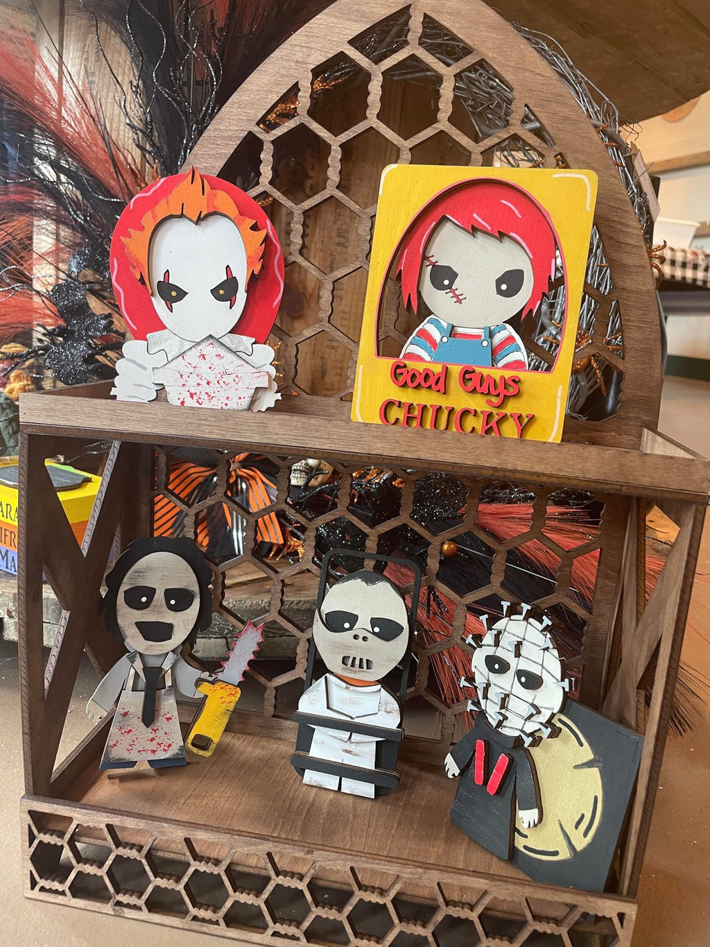 3D Tiered Tray Decor - Horror Characters Set 2