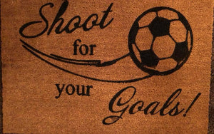 Shoot for your goals with soccer ball