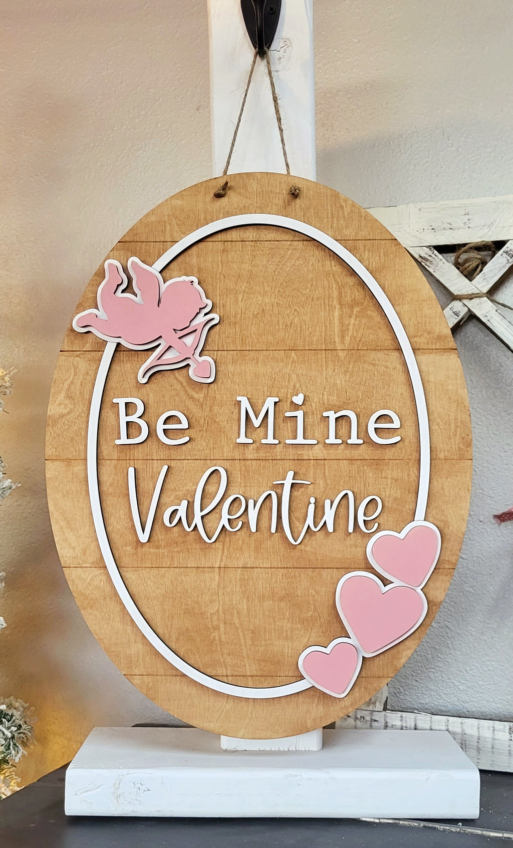 3D Door hanger - Be Mine Valentine
