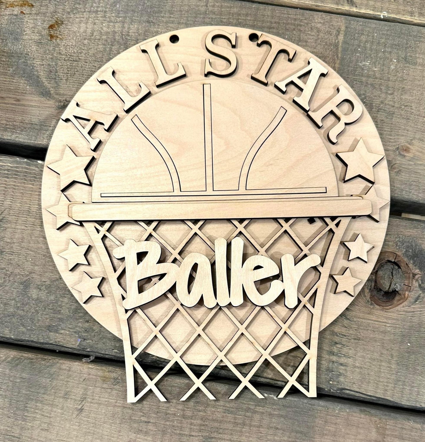 3D Basketball All Star with Name