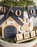 3D Tiered Tray Decor - Woof Home is where the pet fur is