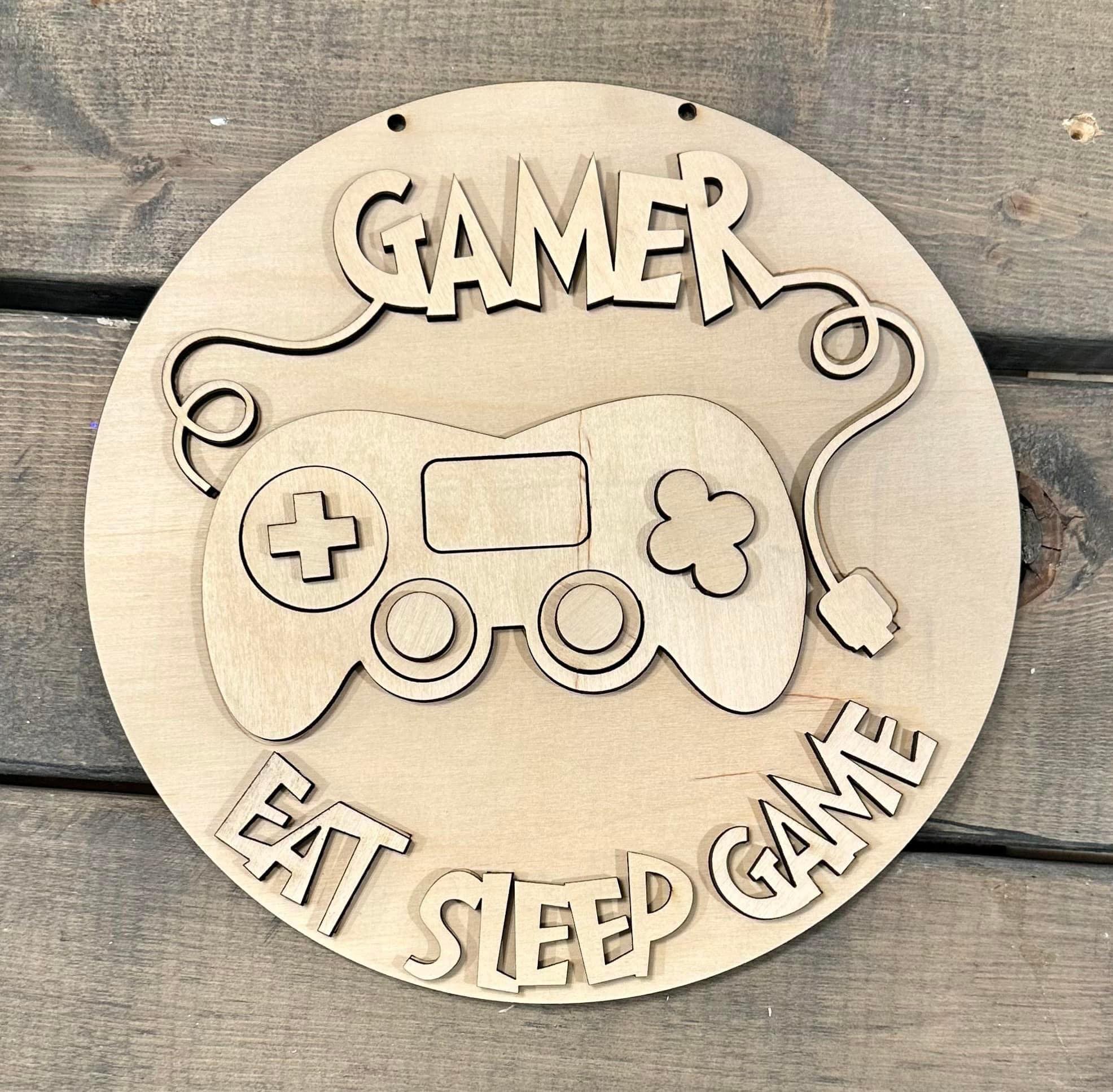 3D Gamer Eat Sleep Game
