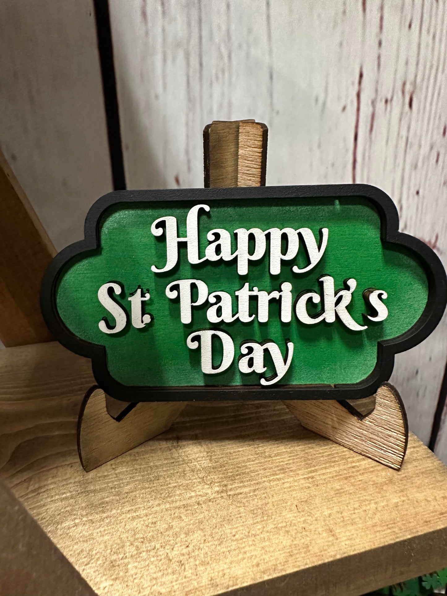 3D Tiered Tray Decor - St Patricks Day - March 17th