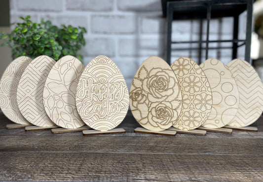 3D Standing Eggs