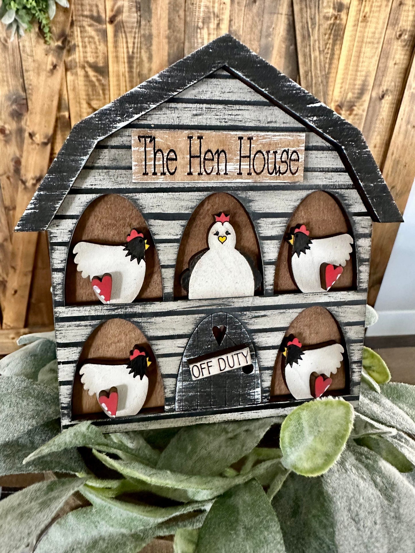 3D Tiered Tray Decor - The Hen House