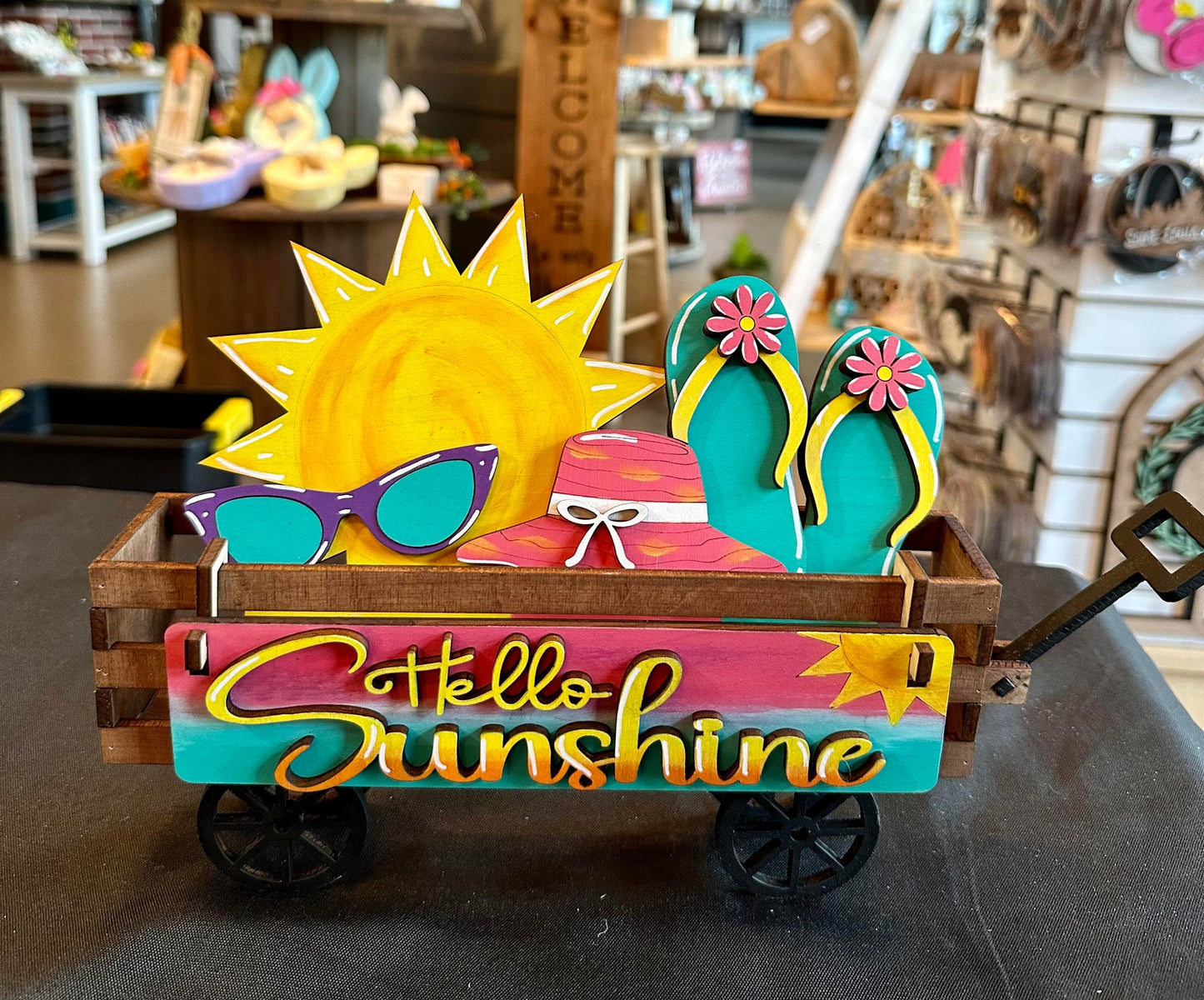 3d Interchangeable Wagon INSERTS - Summer and Patriotic