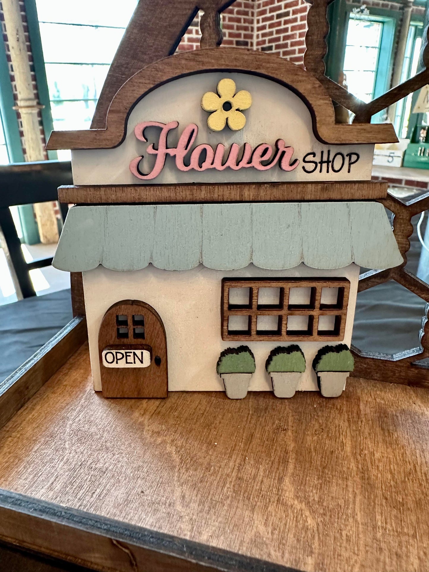 3D Tiered Tray Decor - Flower shop