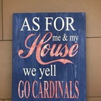 As for me and my house we yell go  STL cardinals