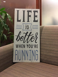 Life is better when you're Running