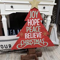 Christmas Tree - Joy Hope Peace