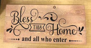 Bless this home and all who enter-swirly