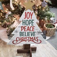 Christmas Tree - Joy Hope Peace