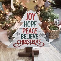 Christmas Tree - Joy Hope Peace